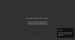 Desktop Screenshot of pro-techcnc.com